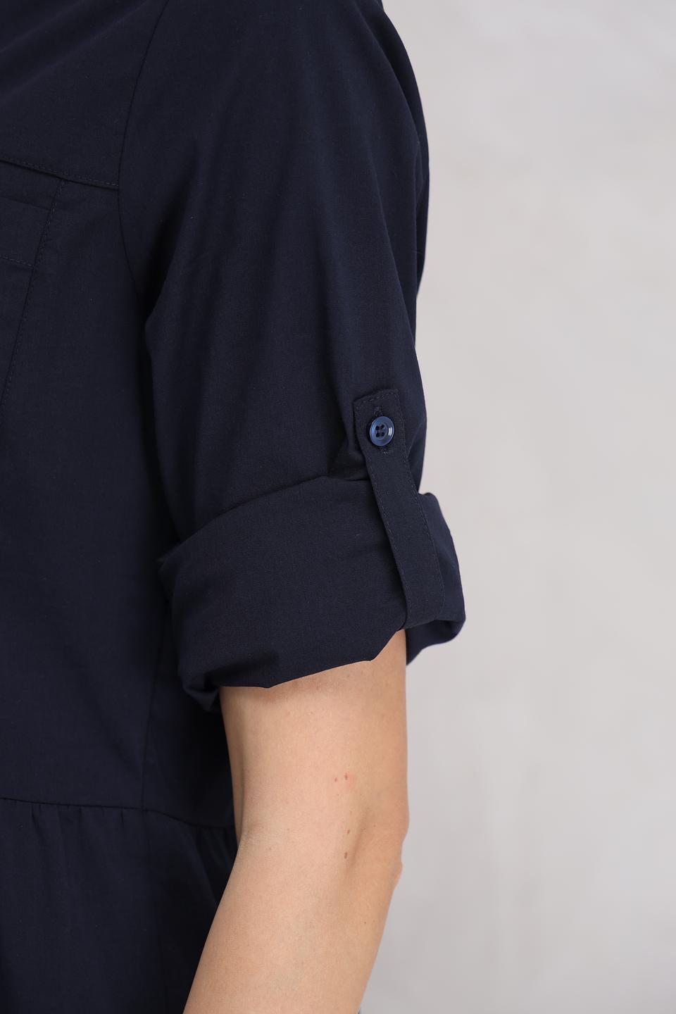 Платье рубашка More and More тёмно-синее