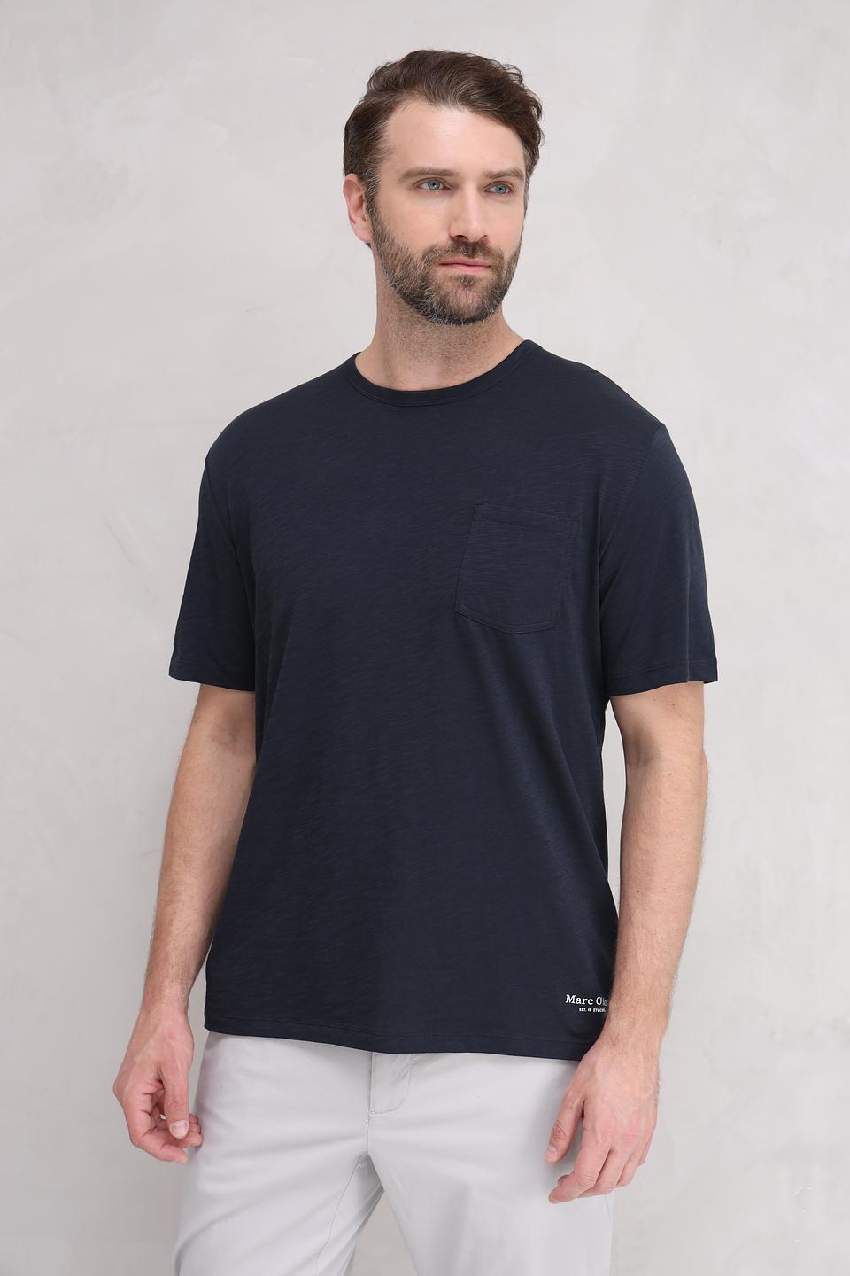 Футболка Marc O Polo с карманом темно-синяя