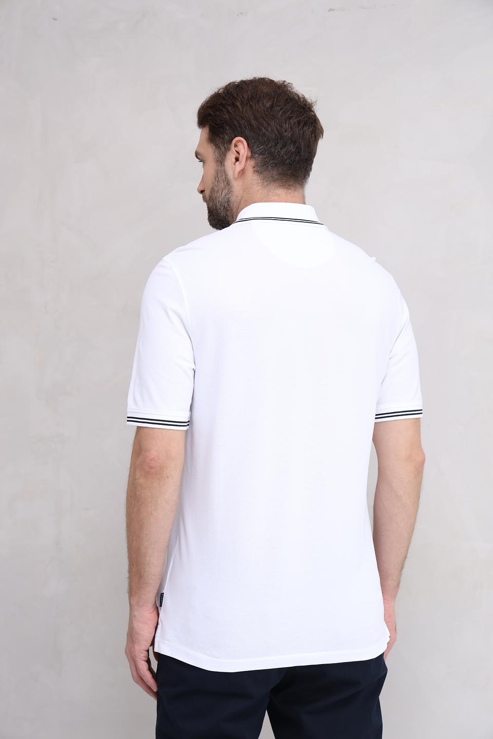 Поло Bugatti с полоской