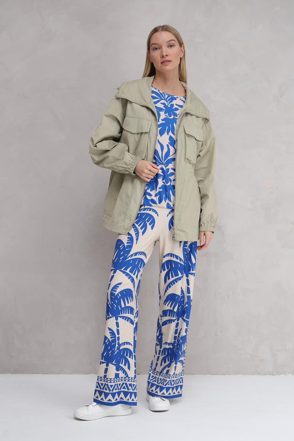 Брюки Miss Lagotte с тропическим принтом