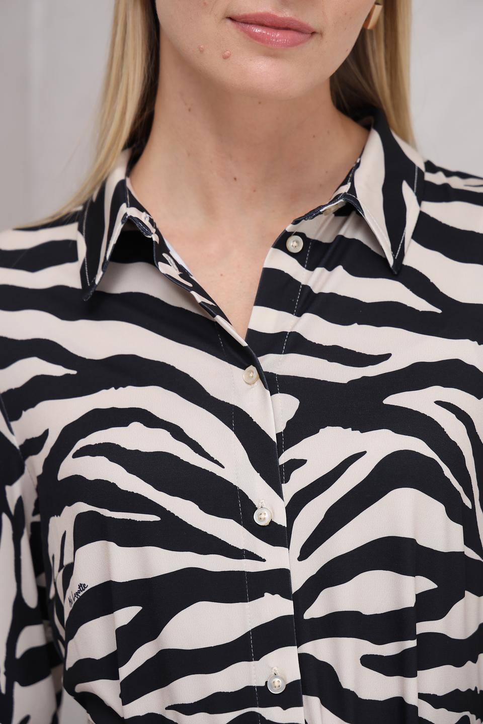 Платье Miss Lagotte приталенное зебра