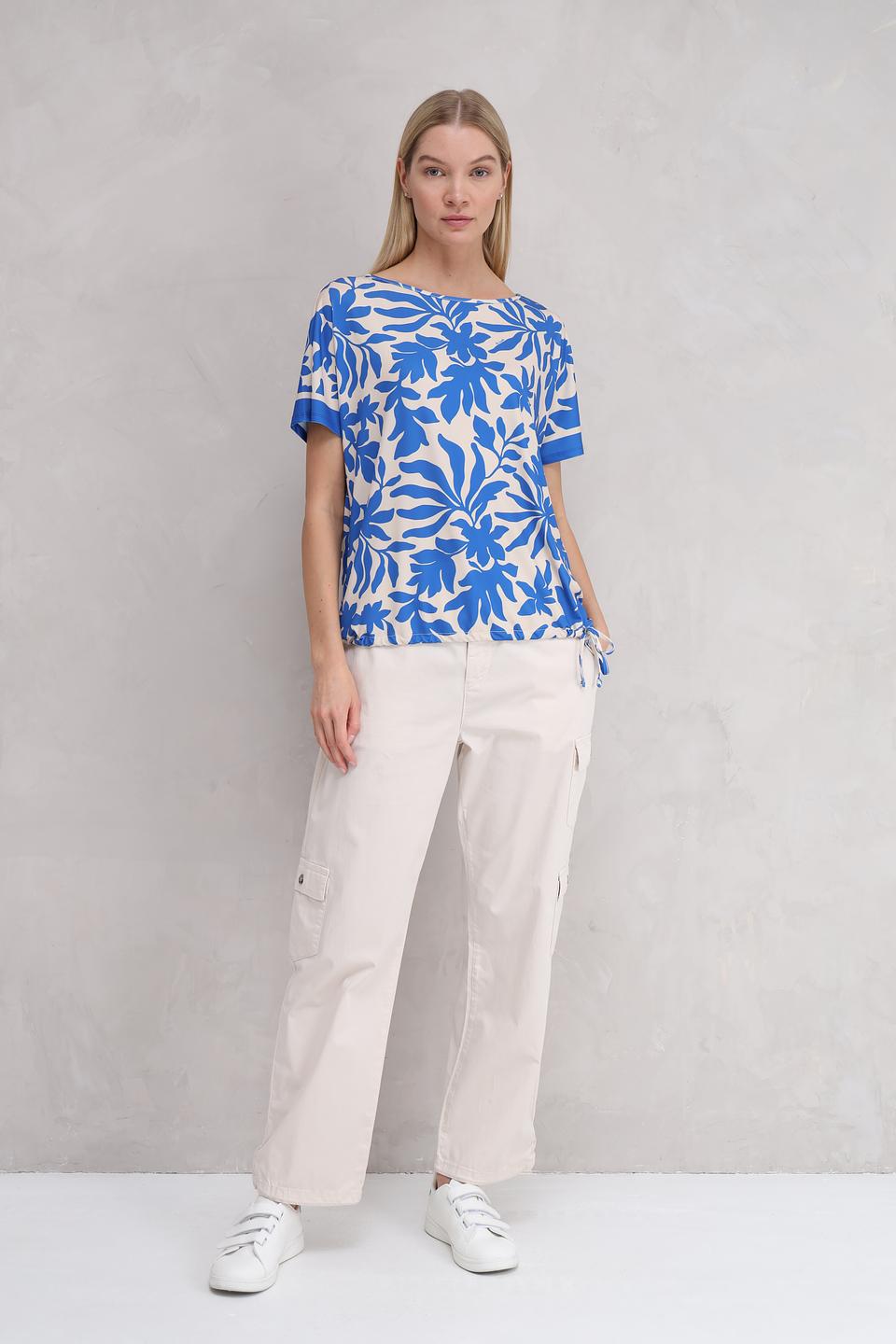 Блуза Miss Lagotte с цветочным принтом