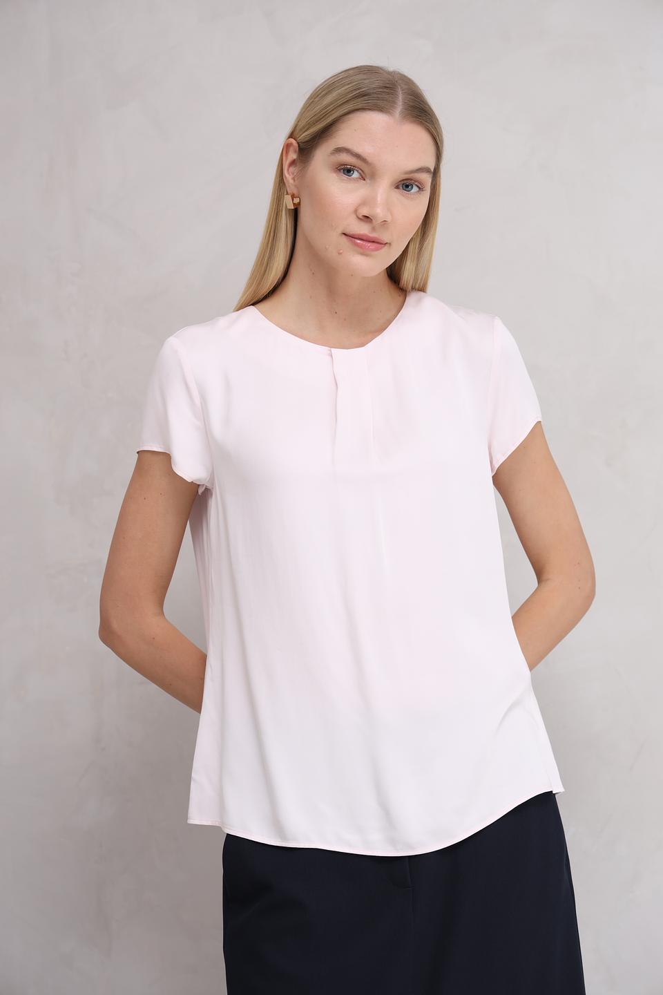 Блуза Taifun из вискозы, светло-розовая