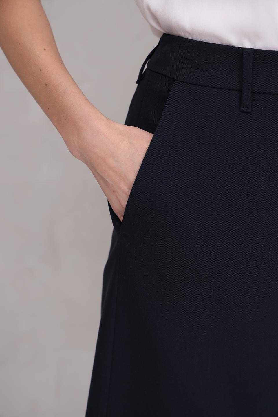 Юбка Gardeur классическая тёмно-синяя