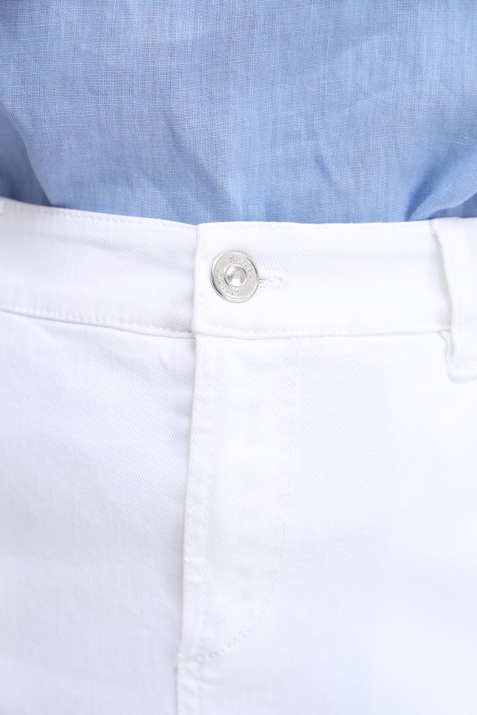 Юбка Gardeur деним белая с разрезом