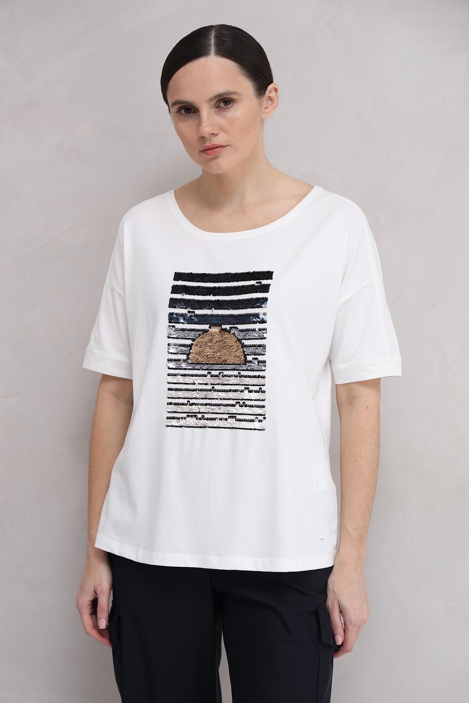 Футболка Olsen с пайетками