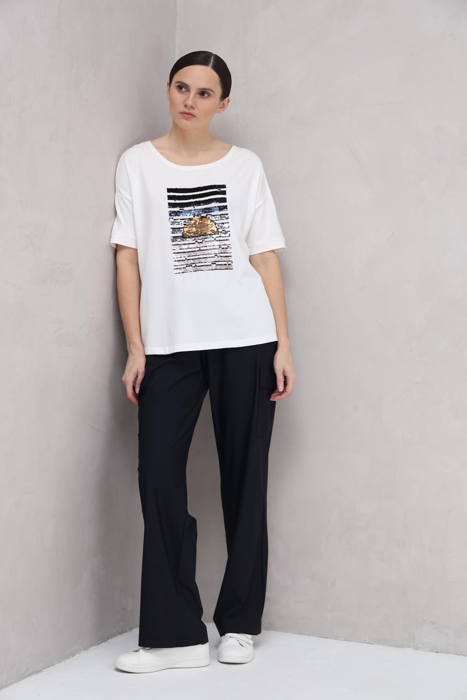 Футболка Olsen с пайетками