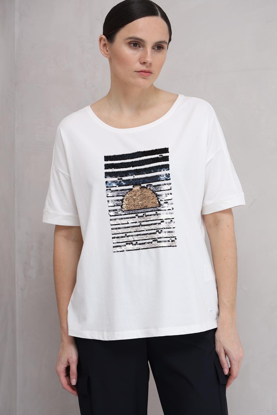 Футболка Olsen с пайетками