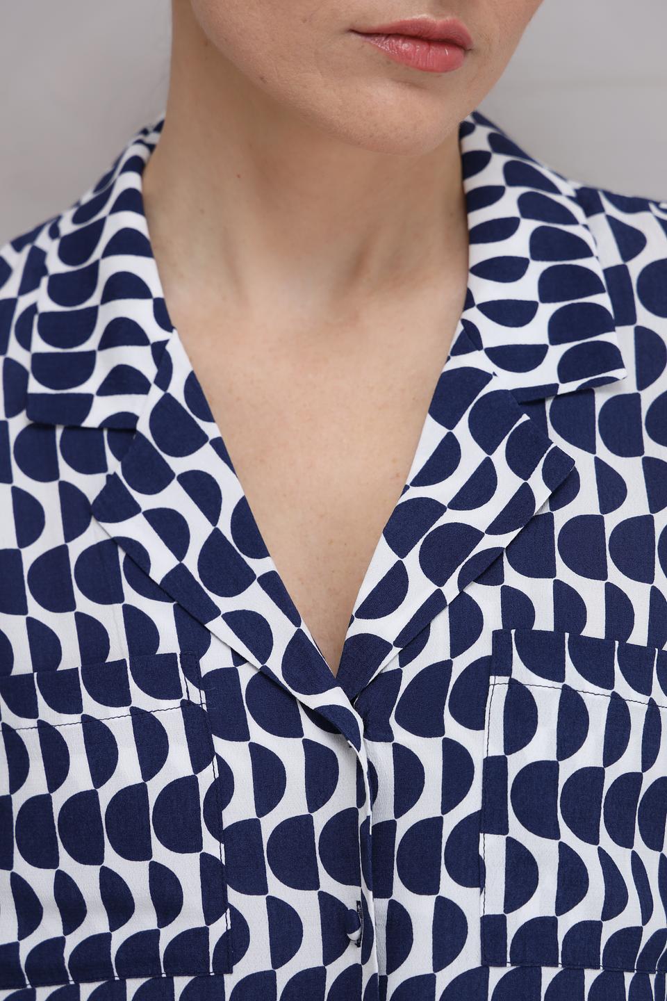 Блуза Olsen с геометрическим принтом