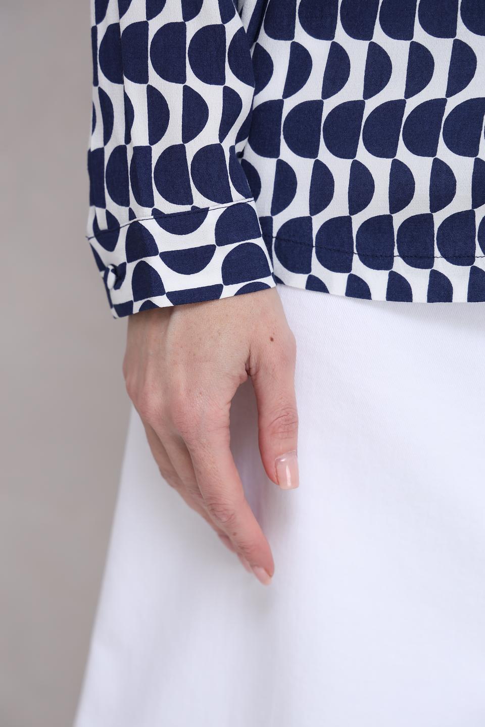 Блуза Olsen с геометрическим принтом