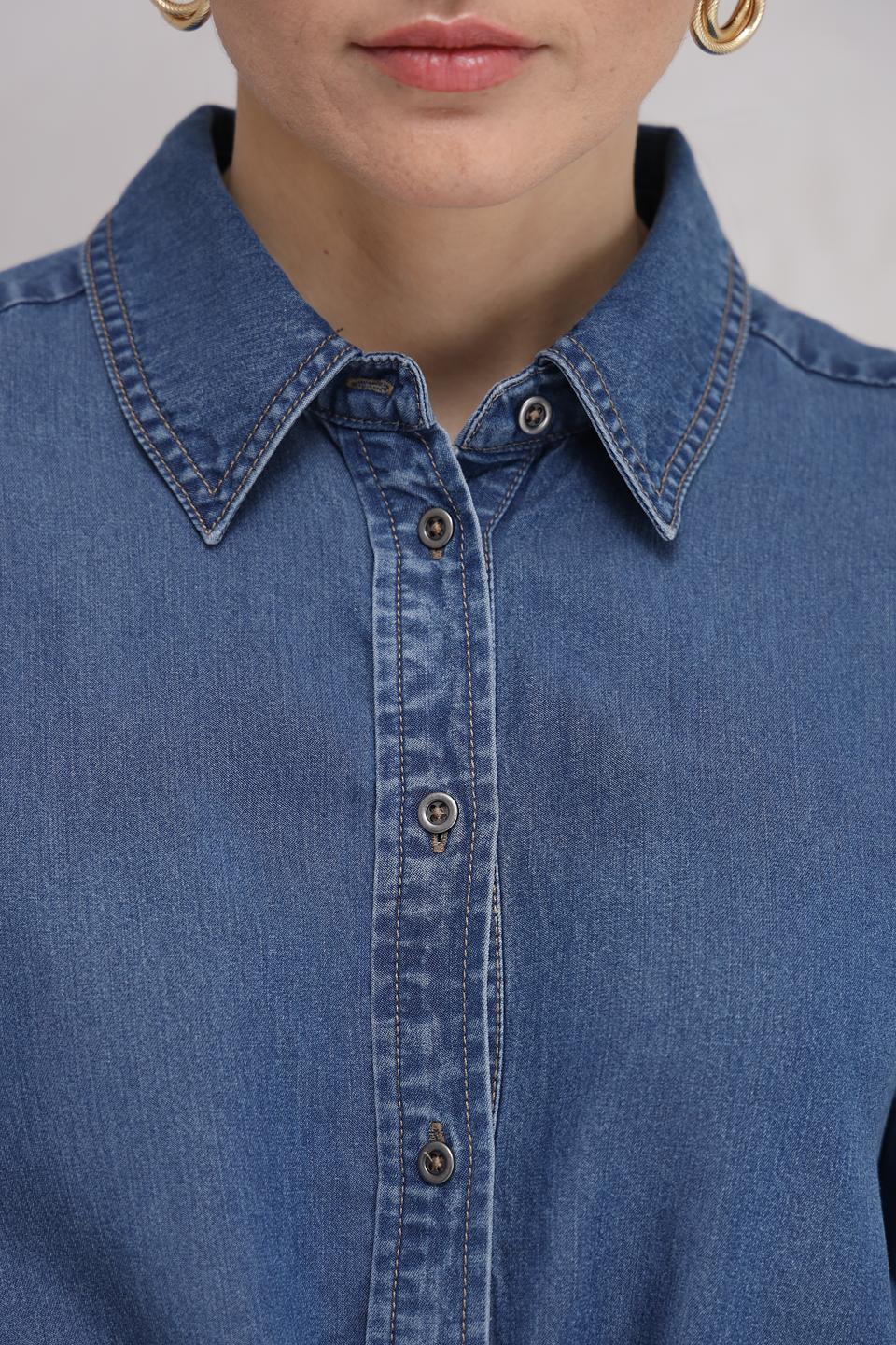 Платье рубашка Olsen деним