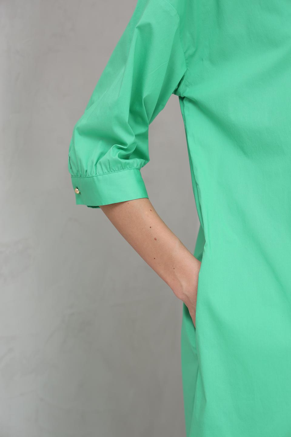 Платье-рубашка UNQ лайм