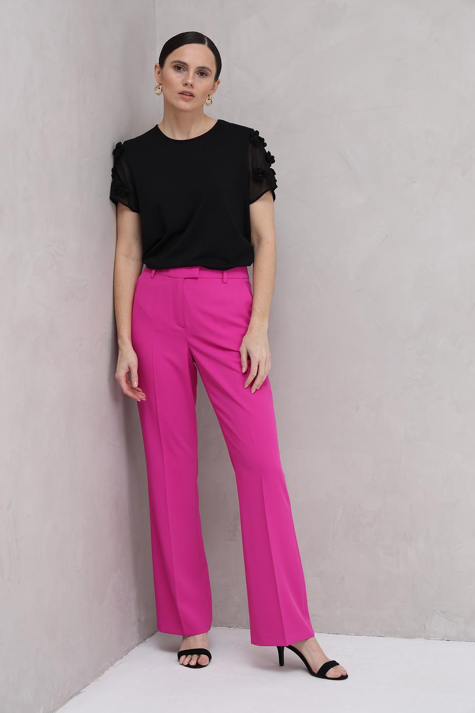 Блуза Taifun с рукавами-фонариками чёрная