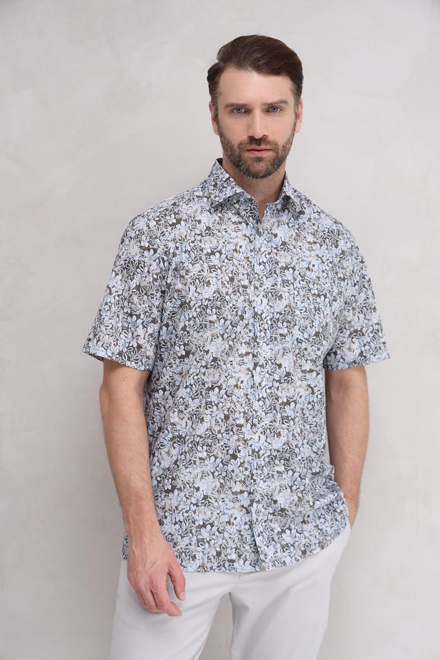 Рубашка кр Casa Moda с принтом