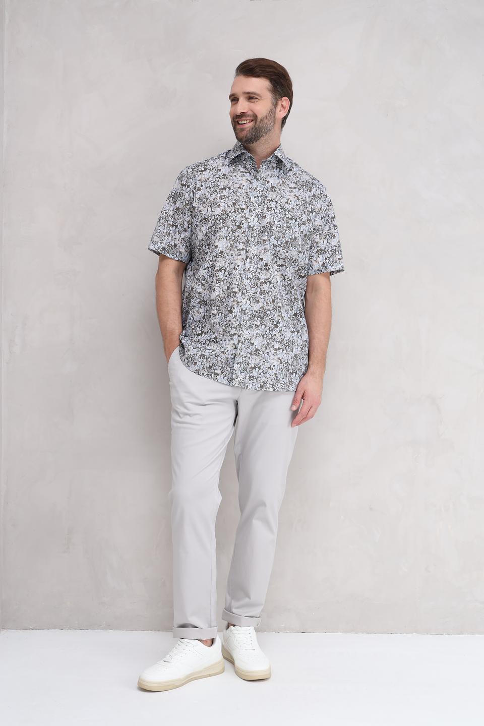 Рубашка кр Casa Moda с принтом