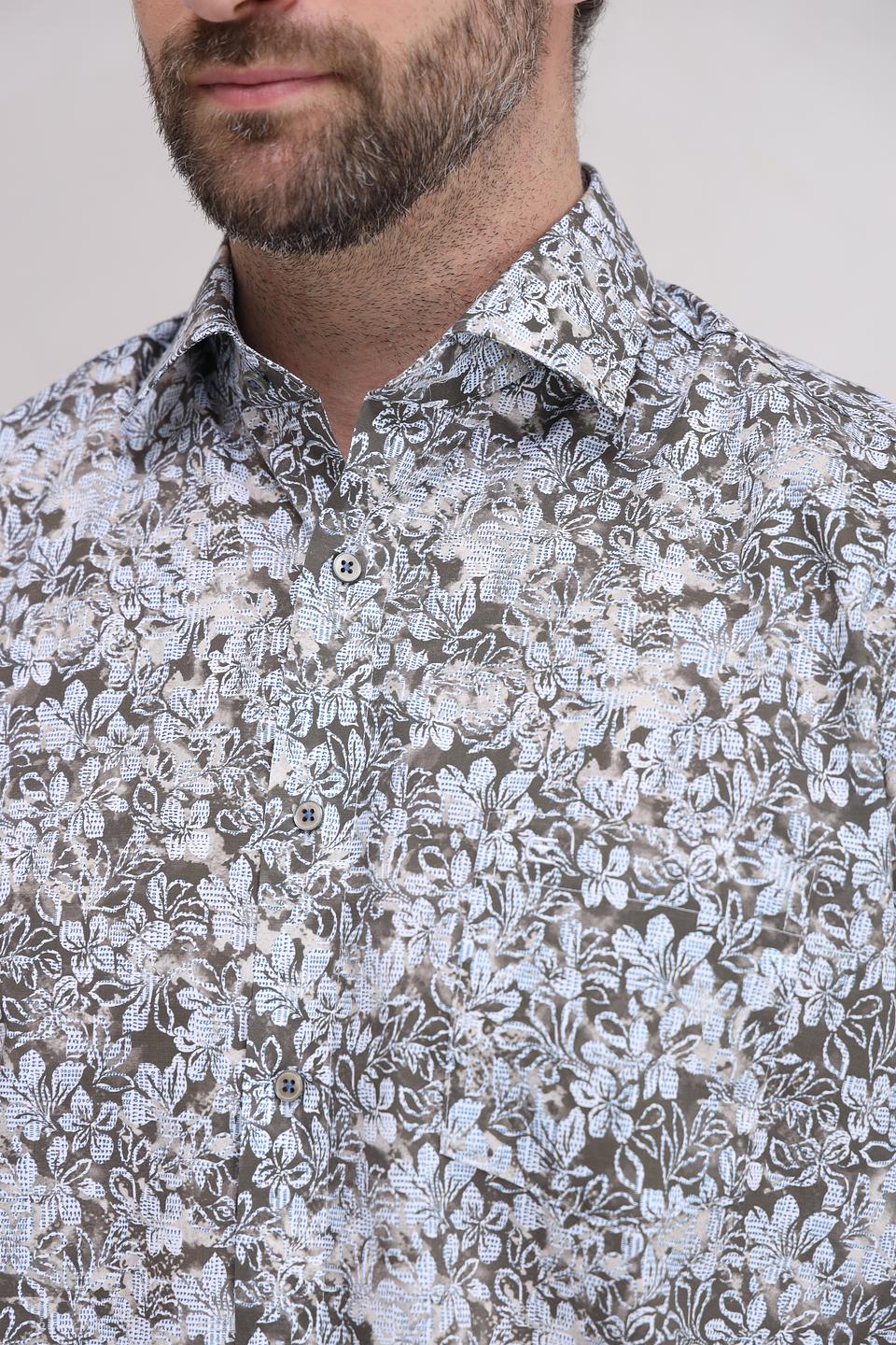 Рубашка кр Casa Moda с принтом