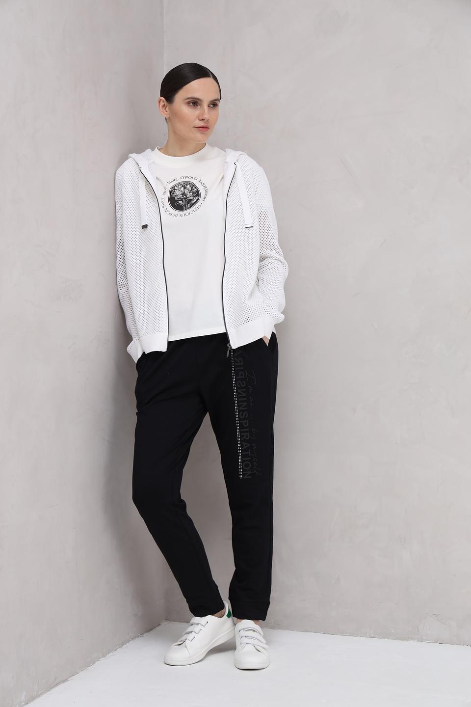 Жакет Lebek белый ажурный