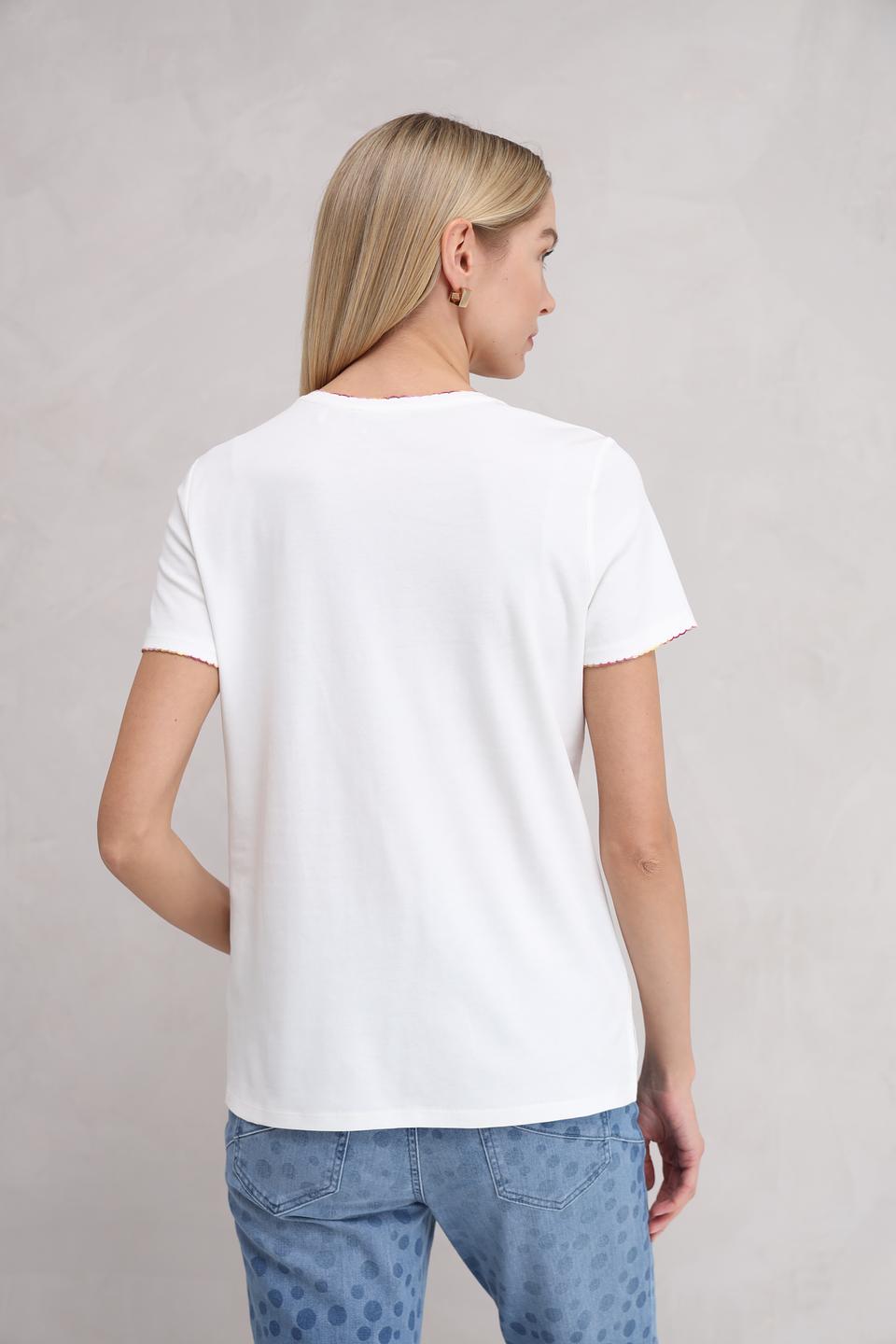 Футболка Taifun с карманом белая