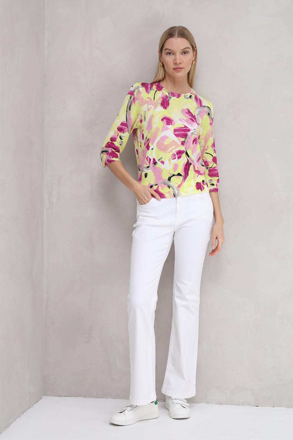 Блуза Taifun с цветочным принтом