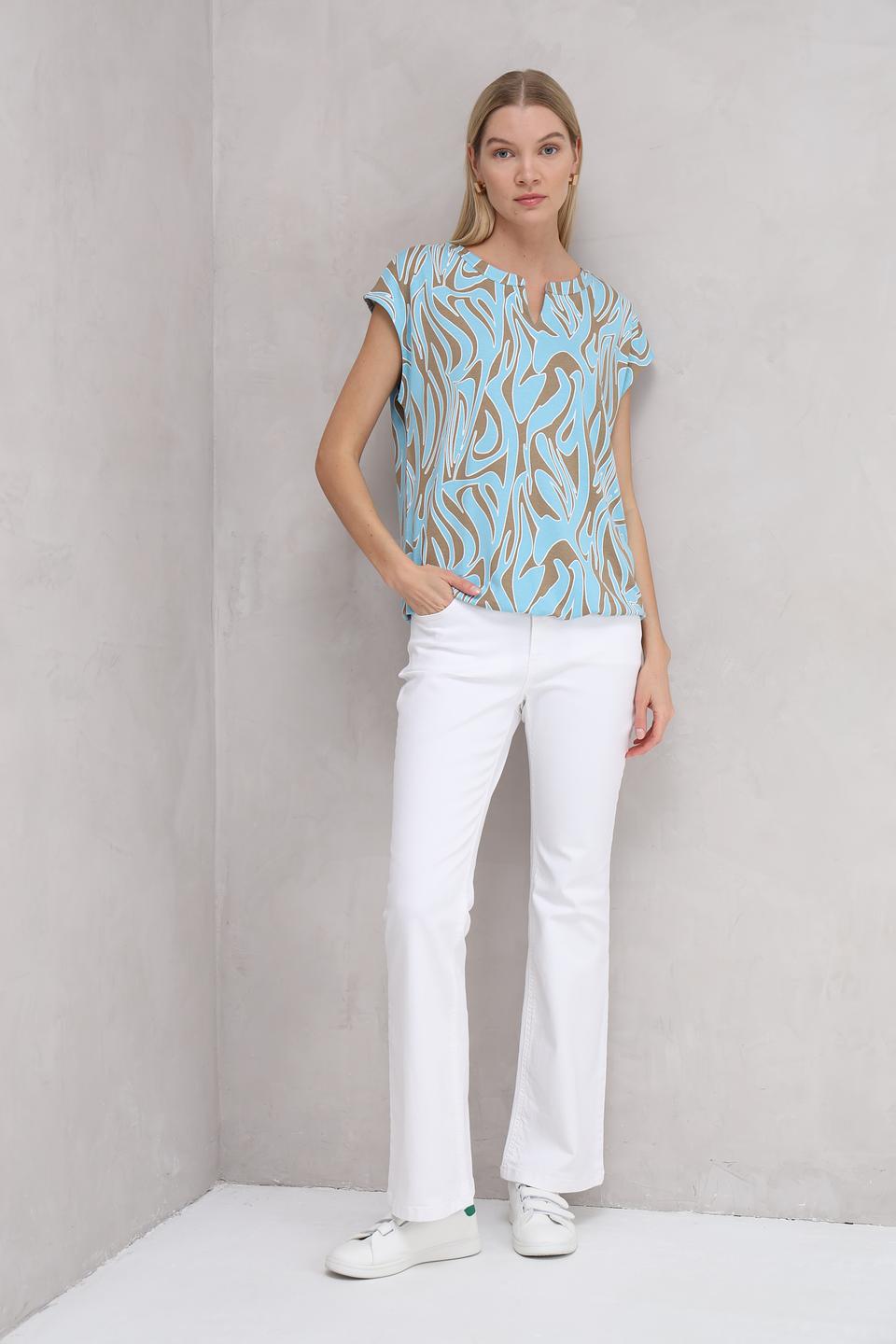 Футболка Barbara Lebek с принтом