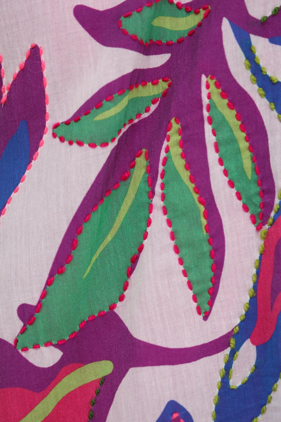 Платок Oui с цветочным принтом