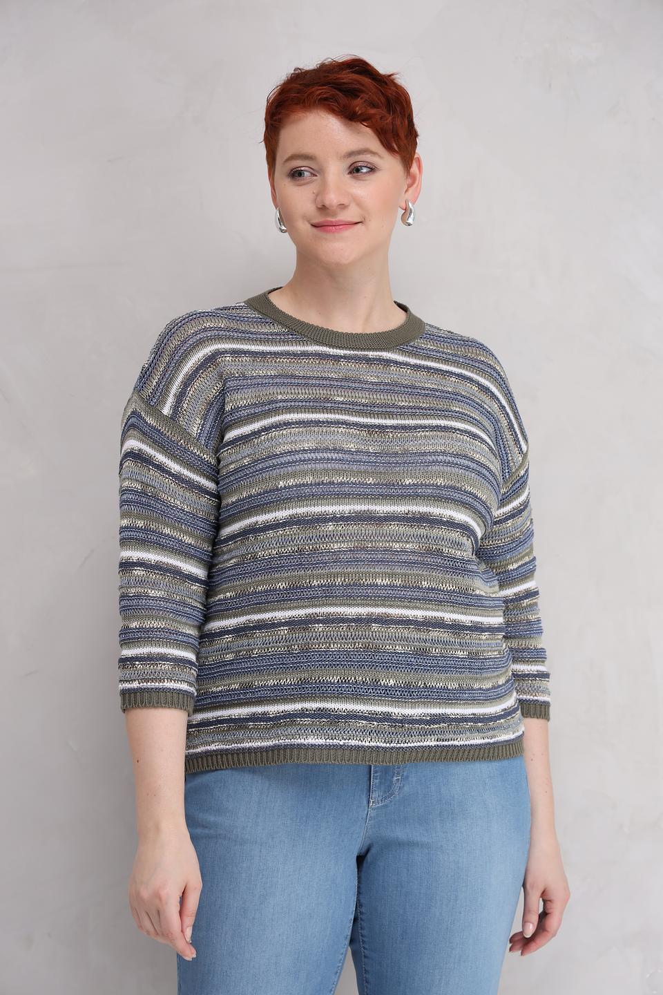 Пуловер Rabe collection в полоску