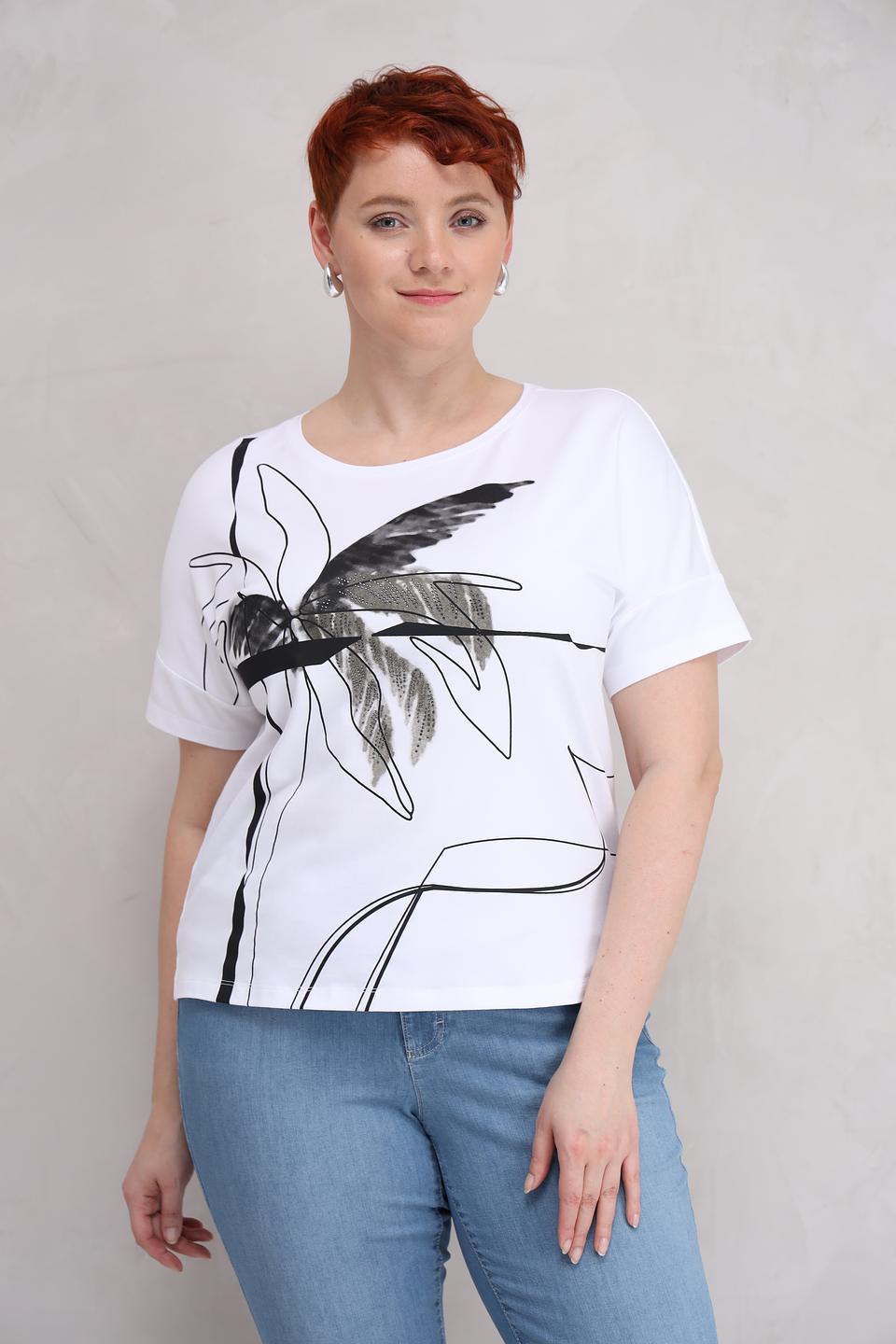 Футболка Rabe collection с принтом