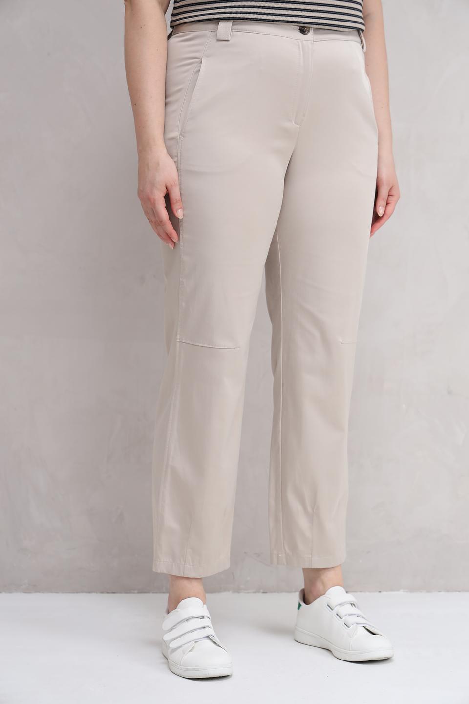 Брюки Lecomte бежевые кюлоты