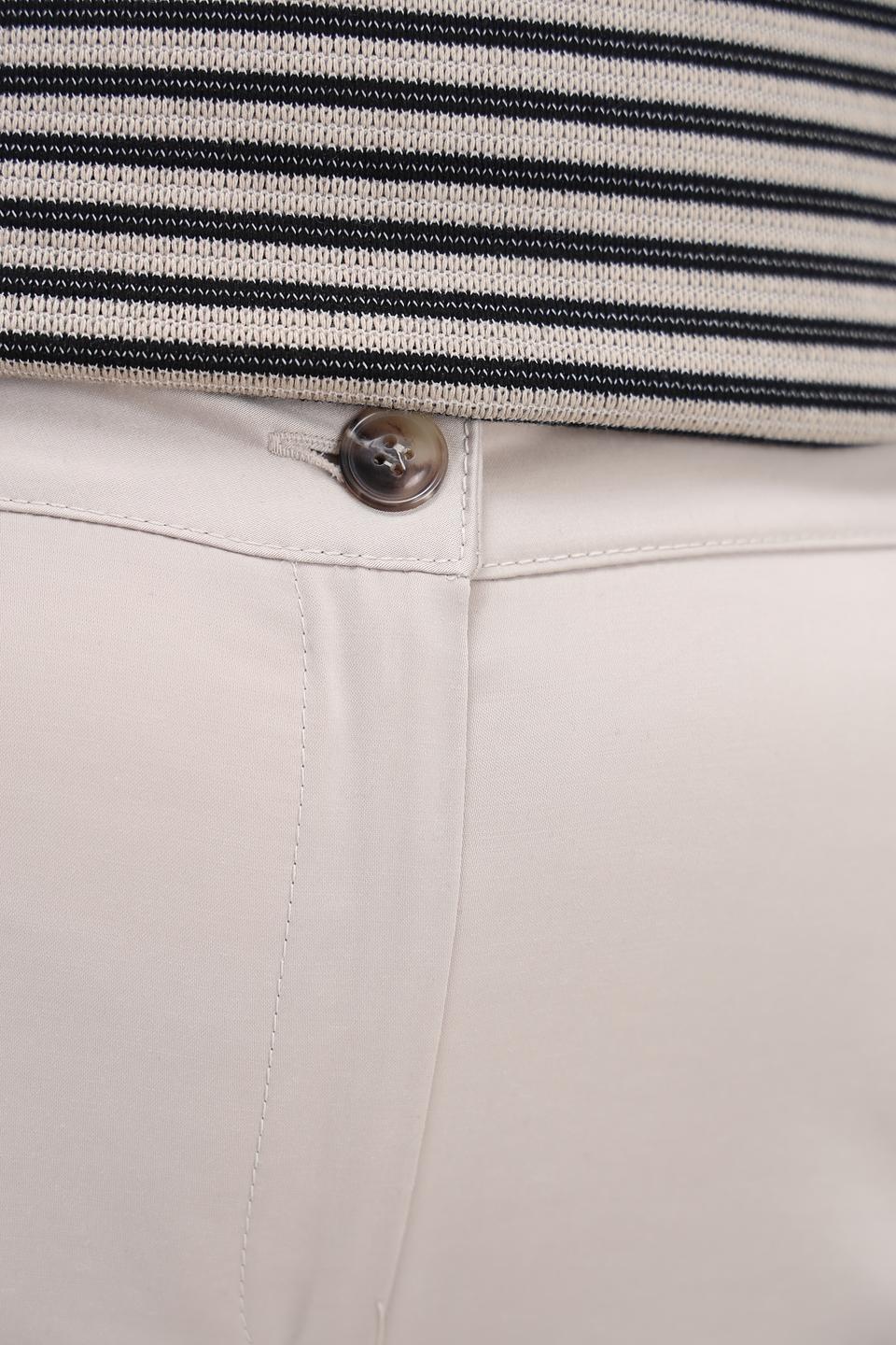 Брюки Lecomte бежевые кюлоты