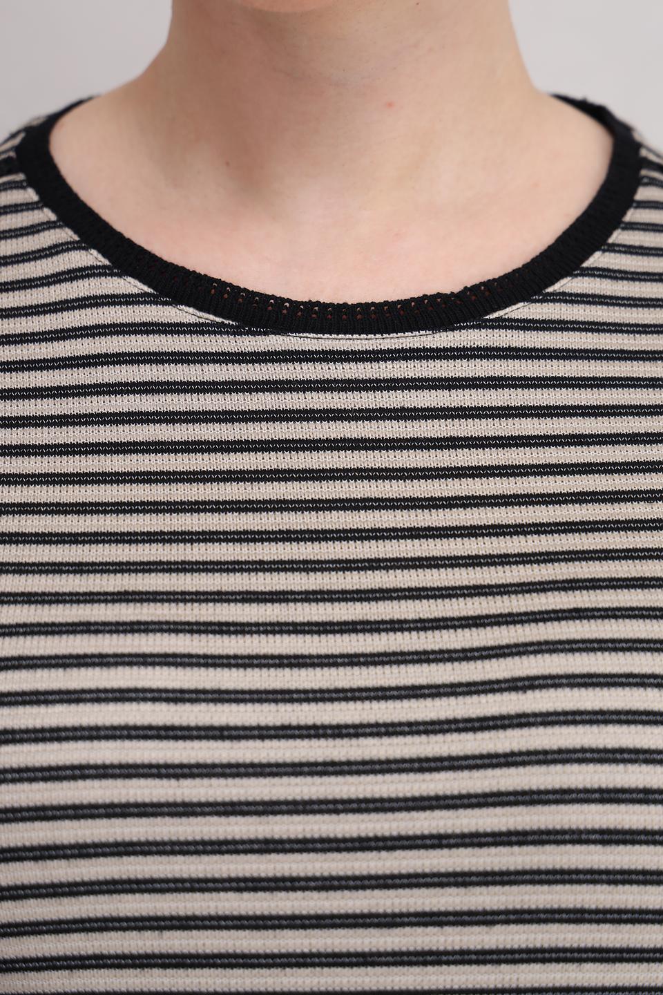 Футболка Lecomte в полоску