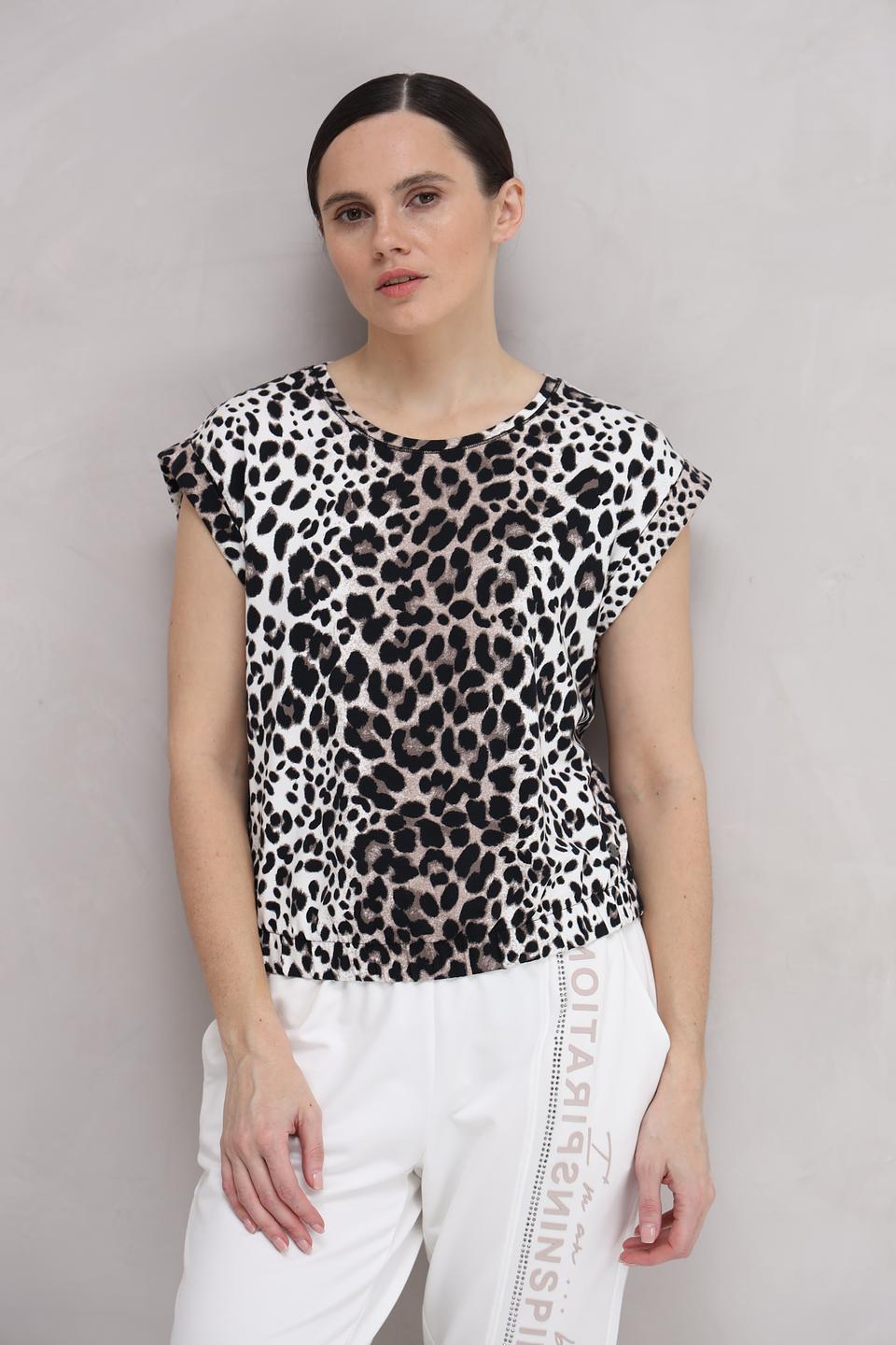 Топ Monari с леопардовым принтом