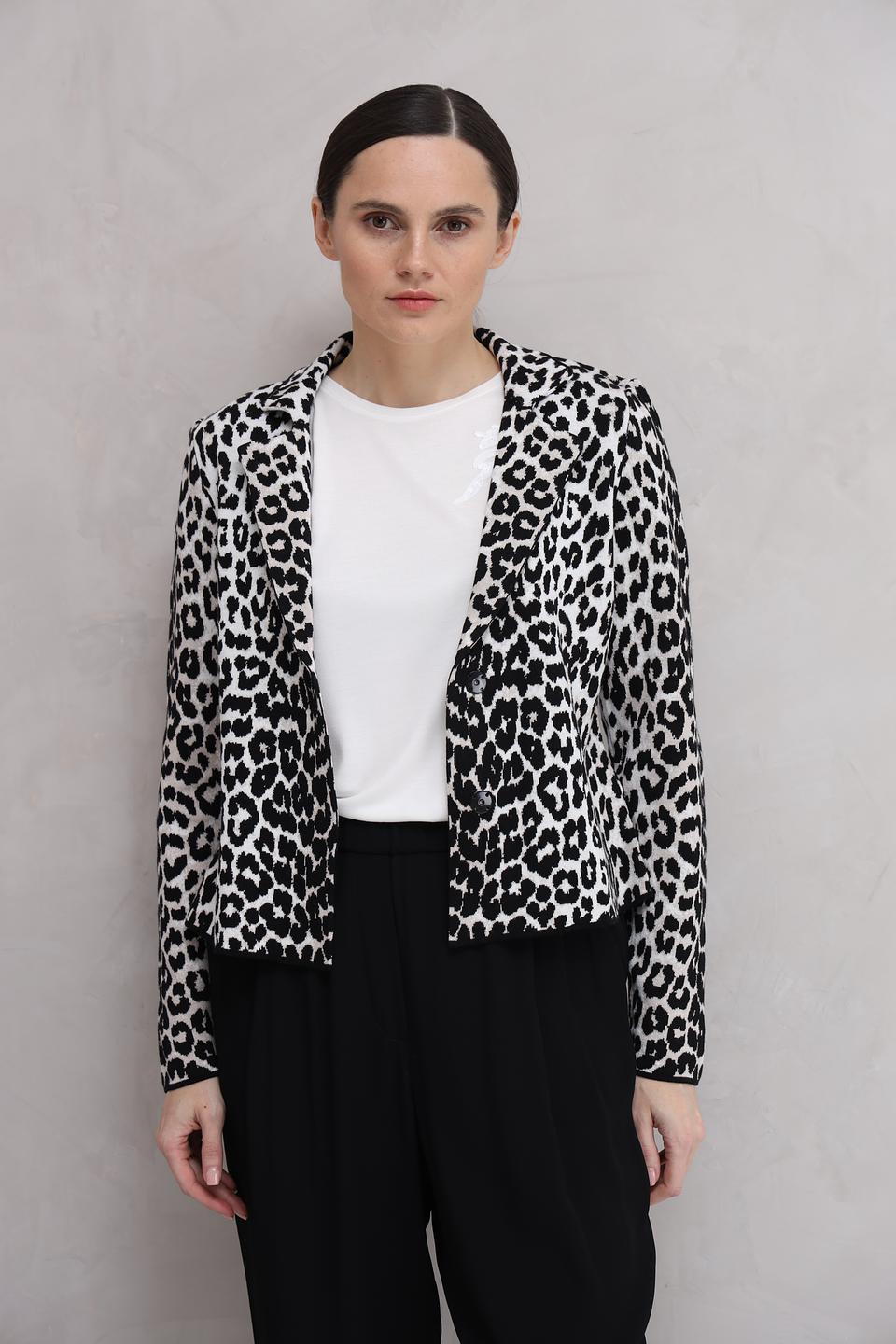 Жакет Monari леопардовый