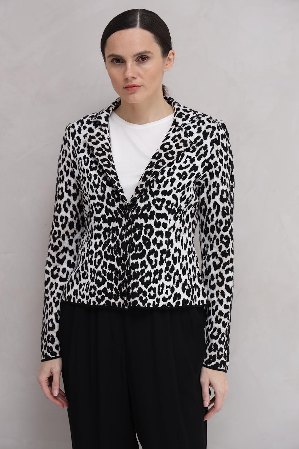 Жакет Monari леопардовый