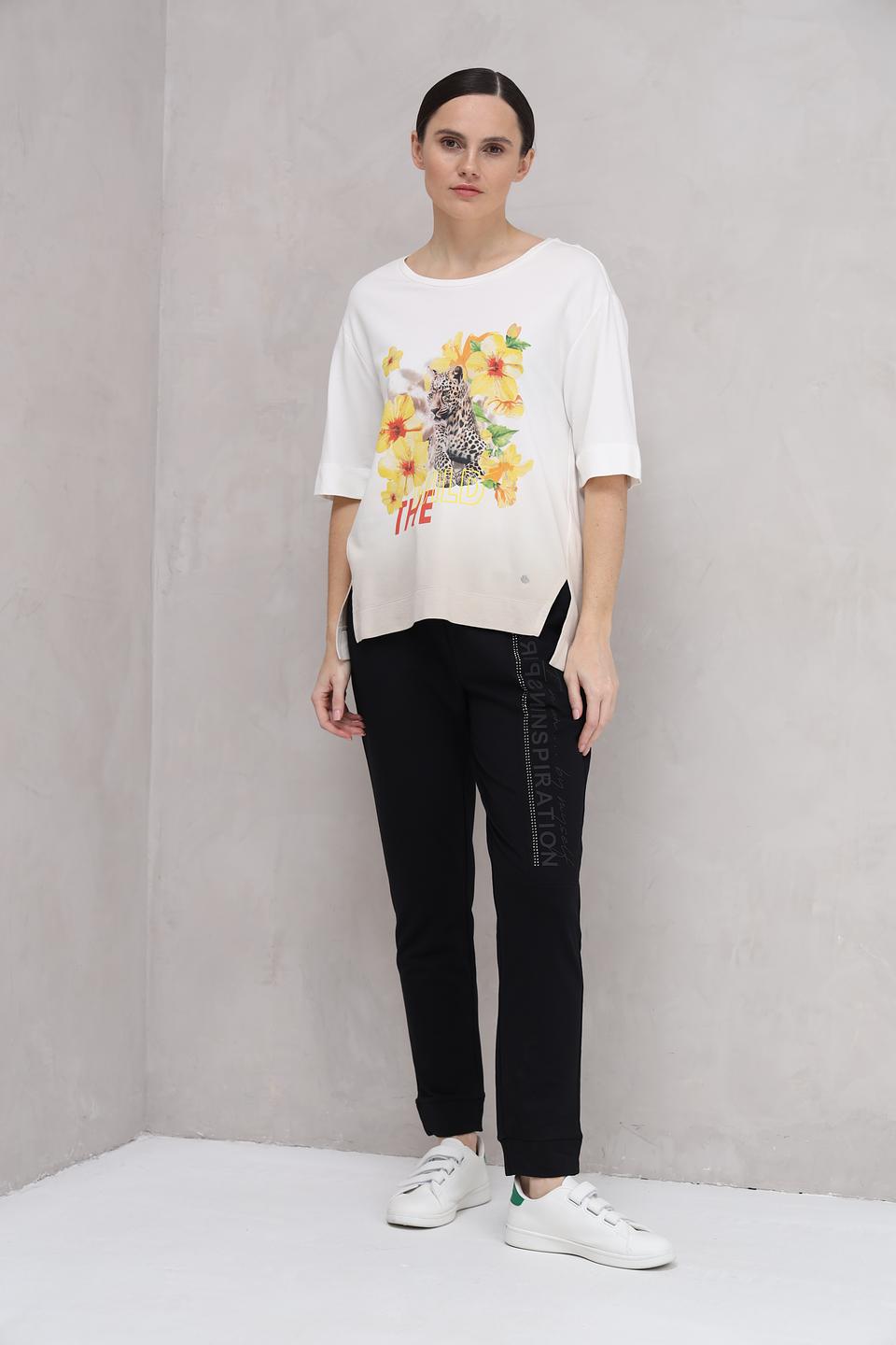 Футболка Monari с леопардом