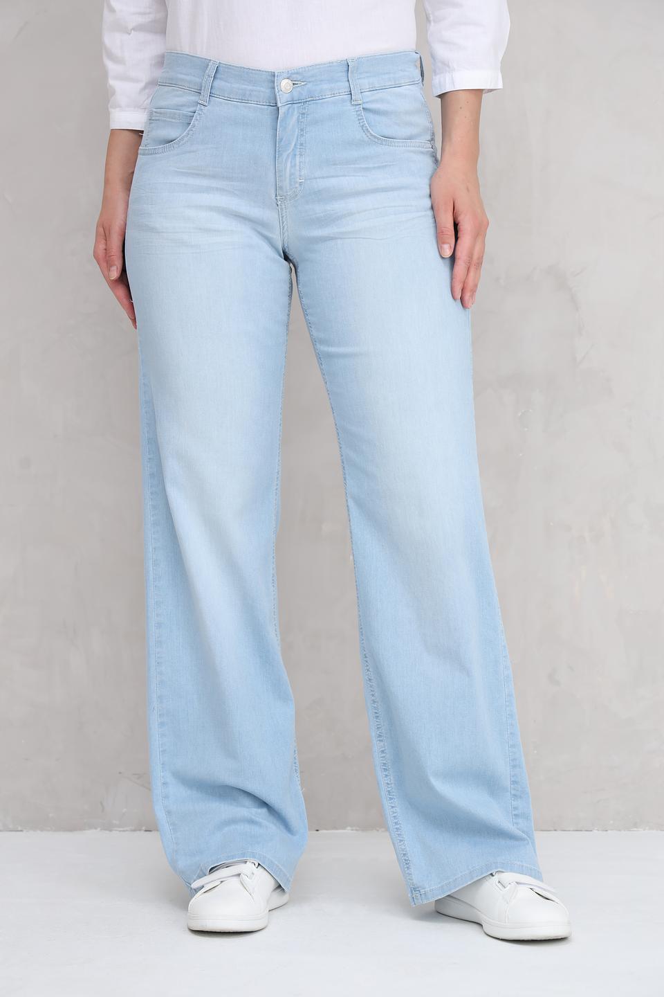 Джинсы Angels клеш голубой
