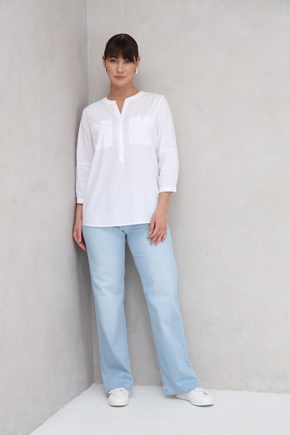 Джинсы Angels клеш голубой