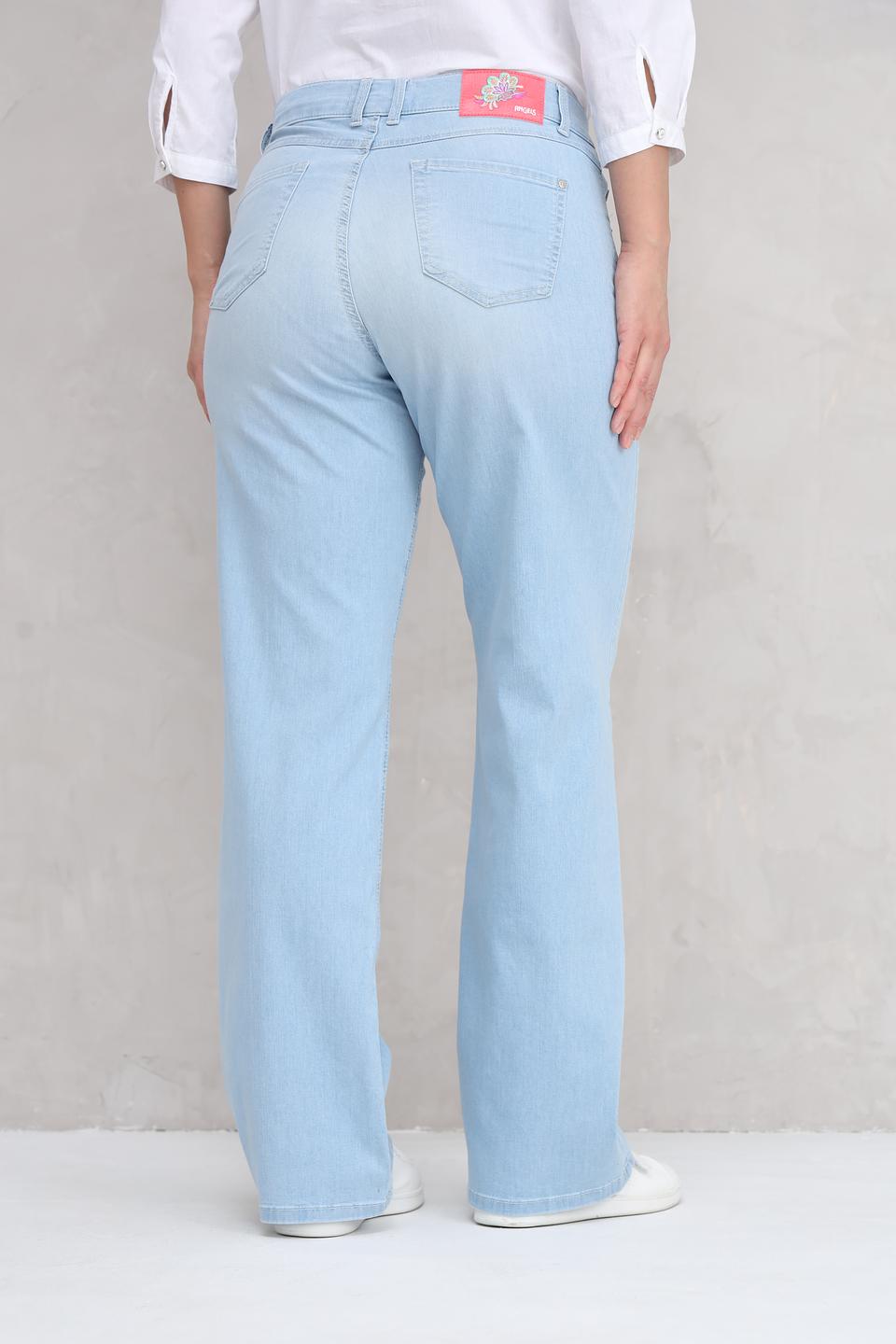 Джинсы Angels клеш голубой