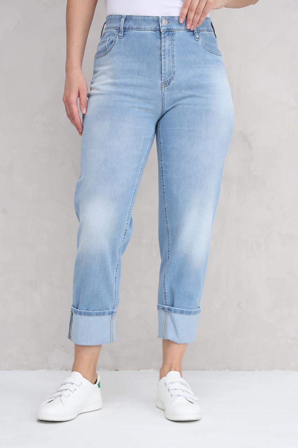 Джинсы Gardeur голубые с манжетами