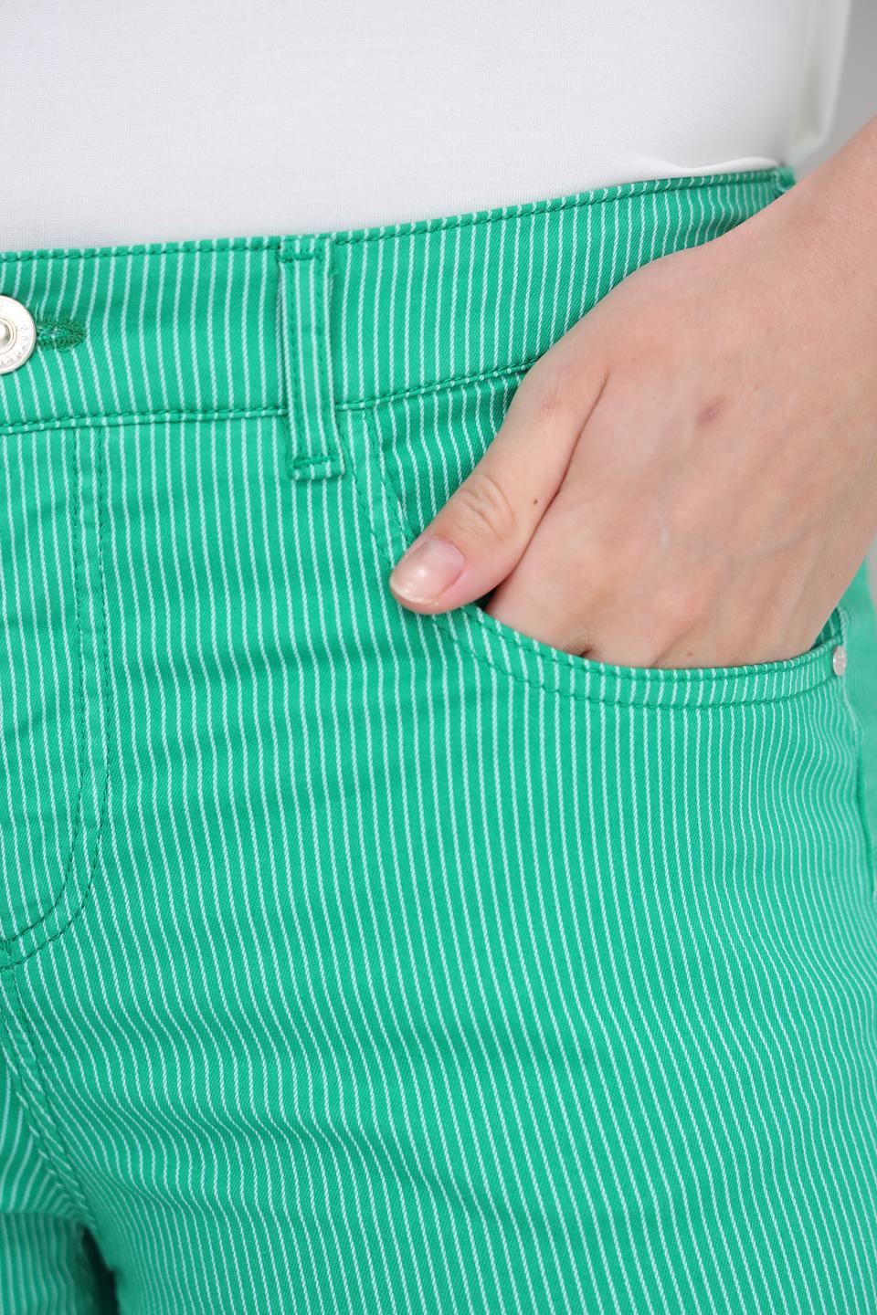 Брюки клёш Gardeur в полоску лайм