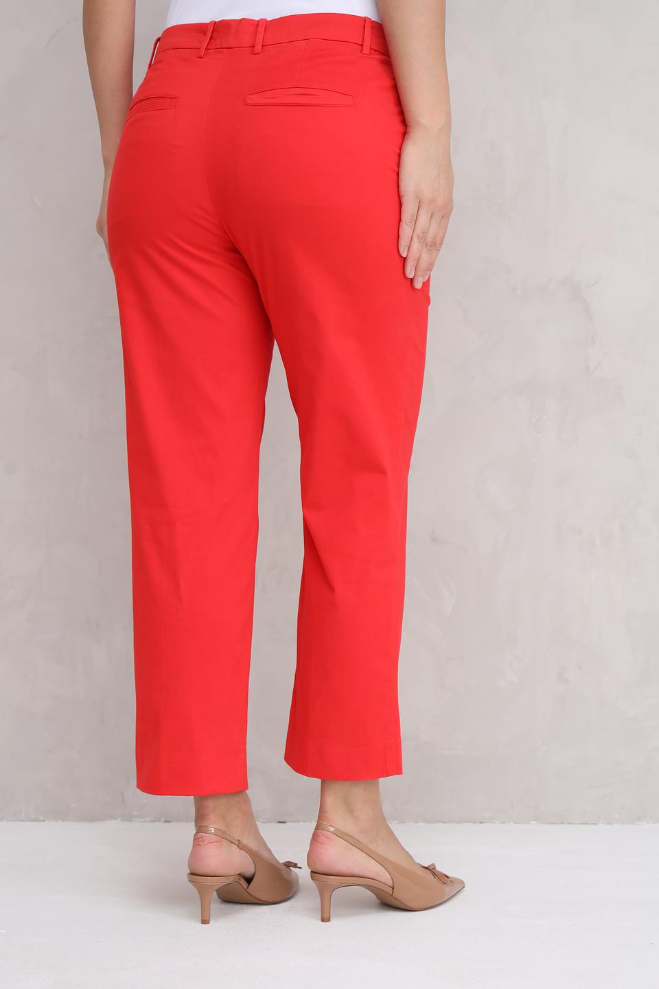 Брюки Bugatti красные прямые