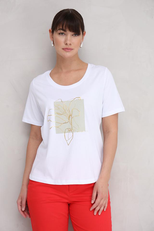 Футболка Bugatti с принтом