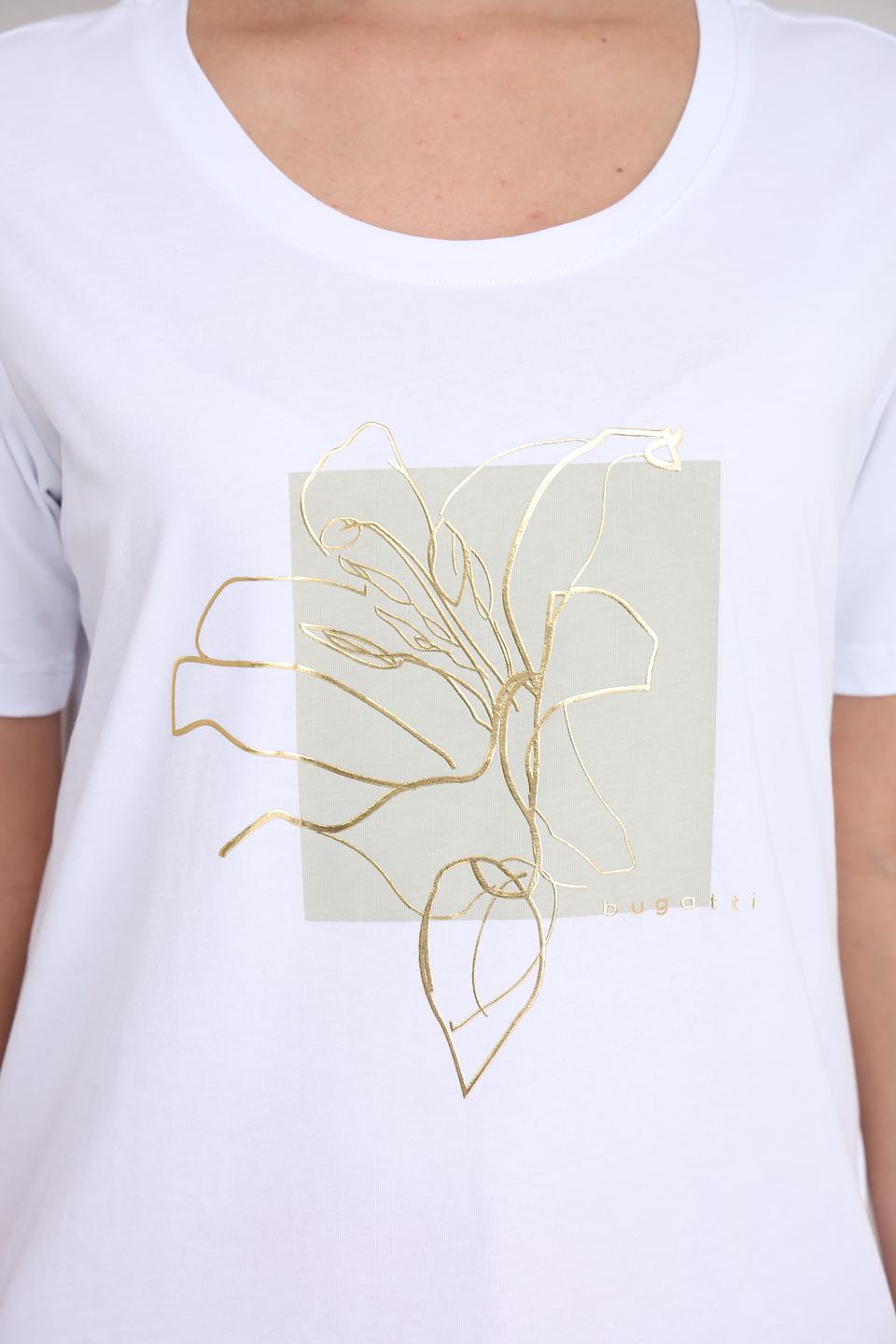 Футболка Bugatti с принтом