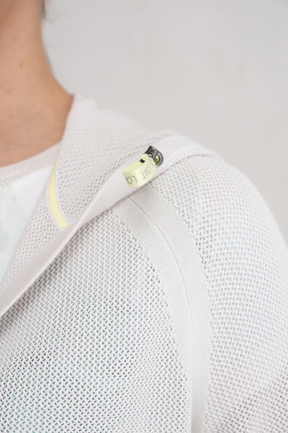 Жакет Lecomte с капюшоном светло-серый