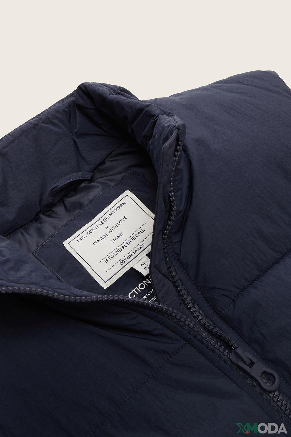 Жилет Tom Tailor стеганый синий