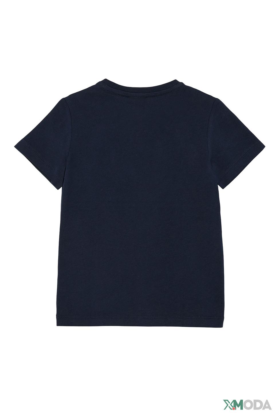 Футболка s.Oliver темно-синяя с принтом