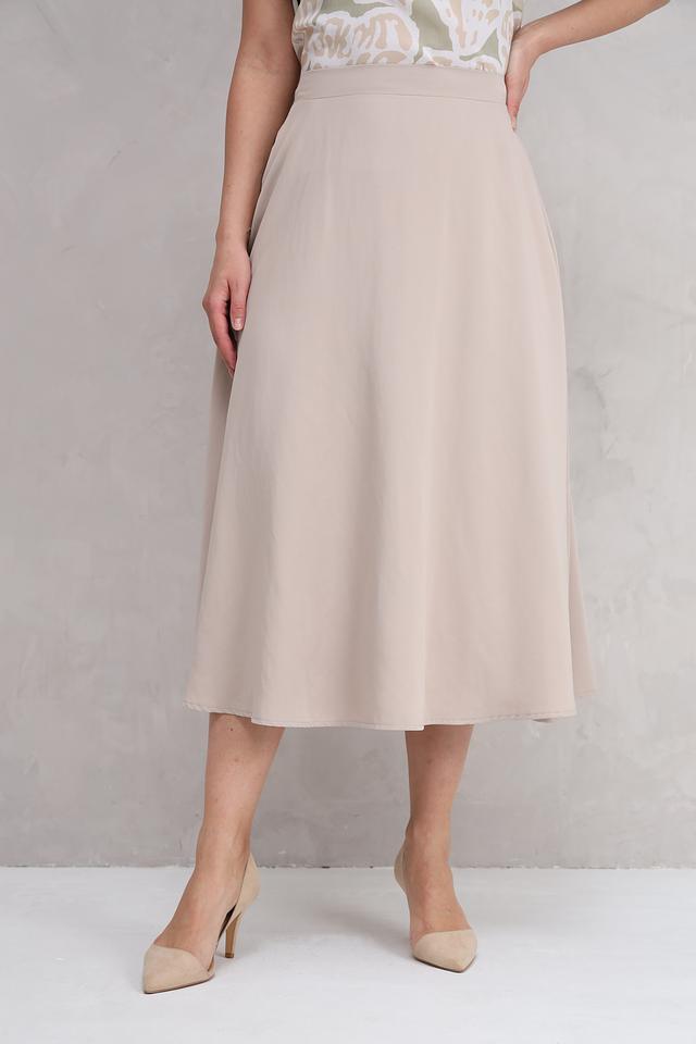 Юбка You Just White бежевая