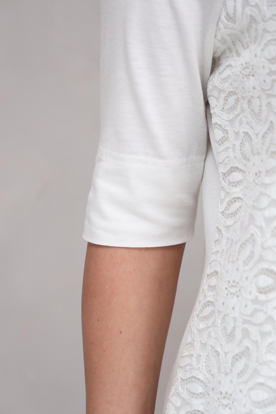 Блуза SE Stenau кружево белая
