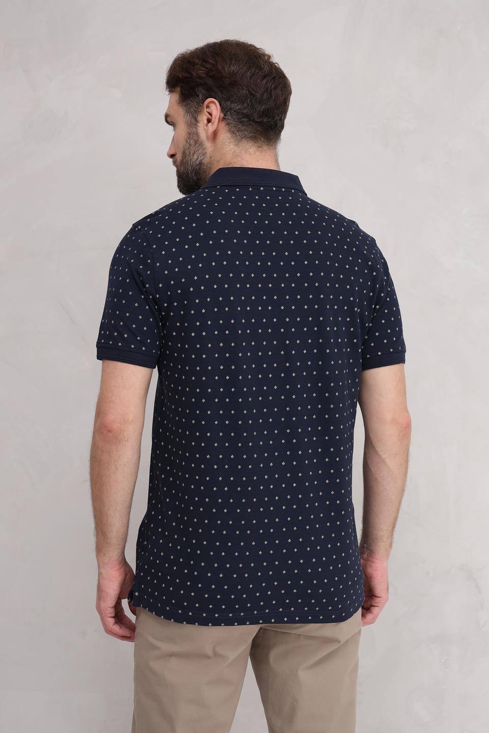 Поло Lerros с принтом в горошек