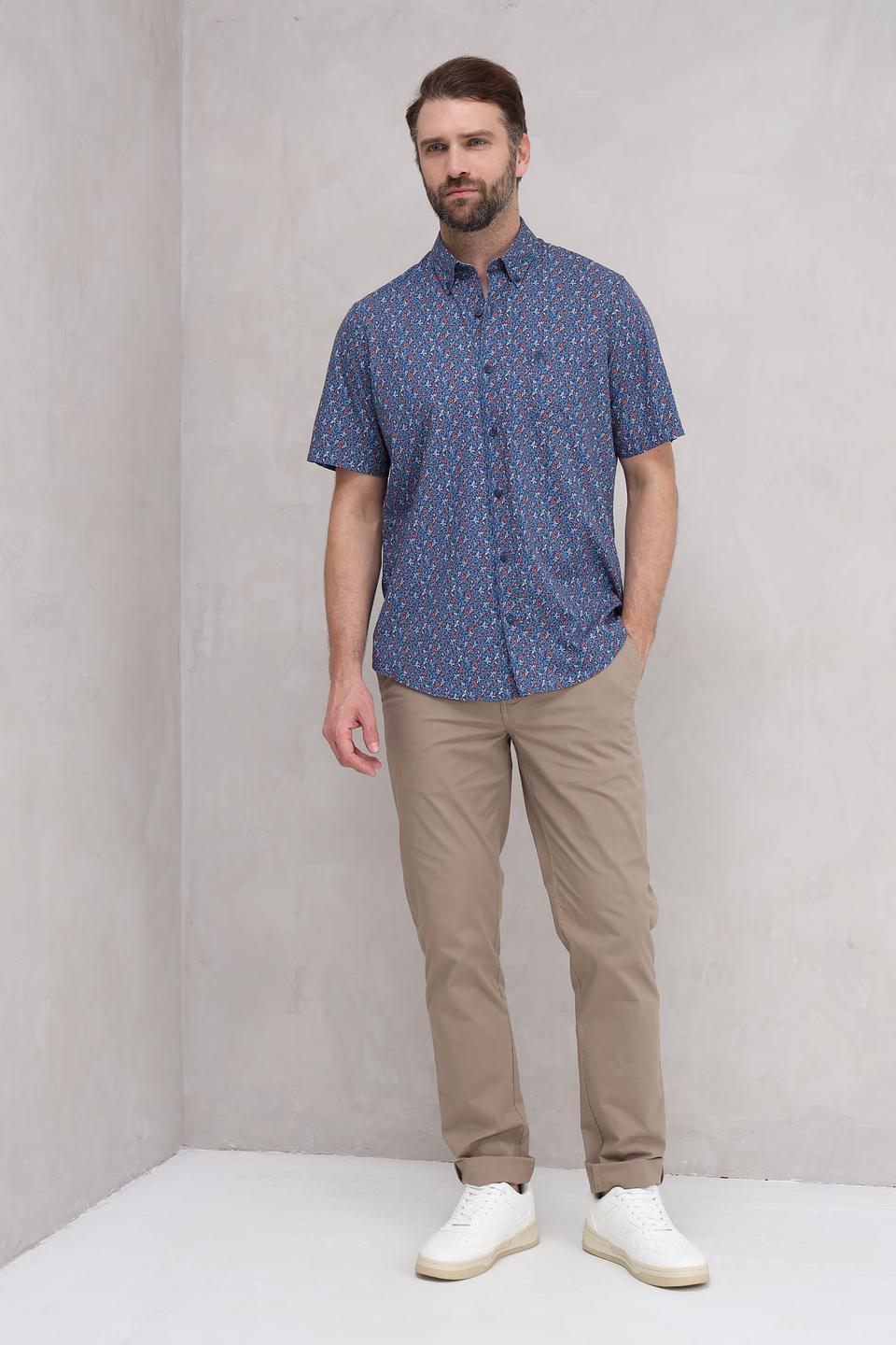 Рубашка кр Lerros с цветочным принтом