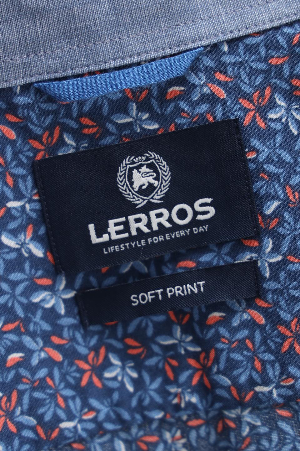 Рубашка кр Lerros с цветочным принтом